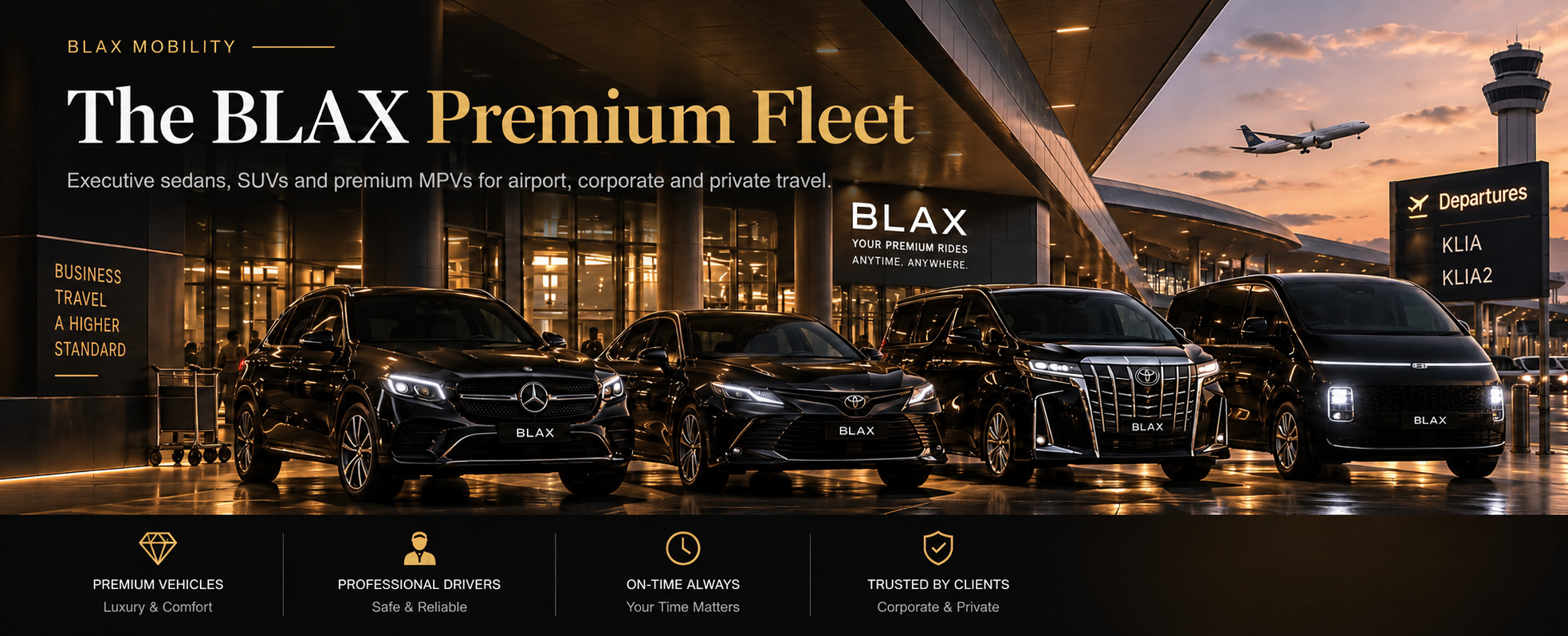 Mercedes-Benz GLC, Toyota Camry, Toyota Alphard and Hyundai Staria